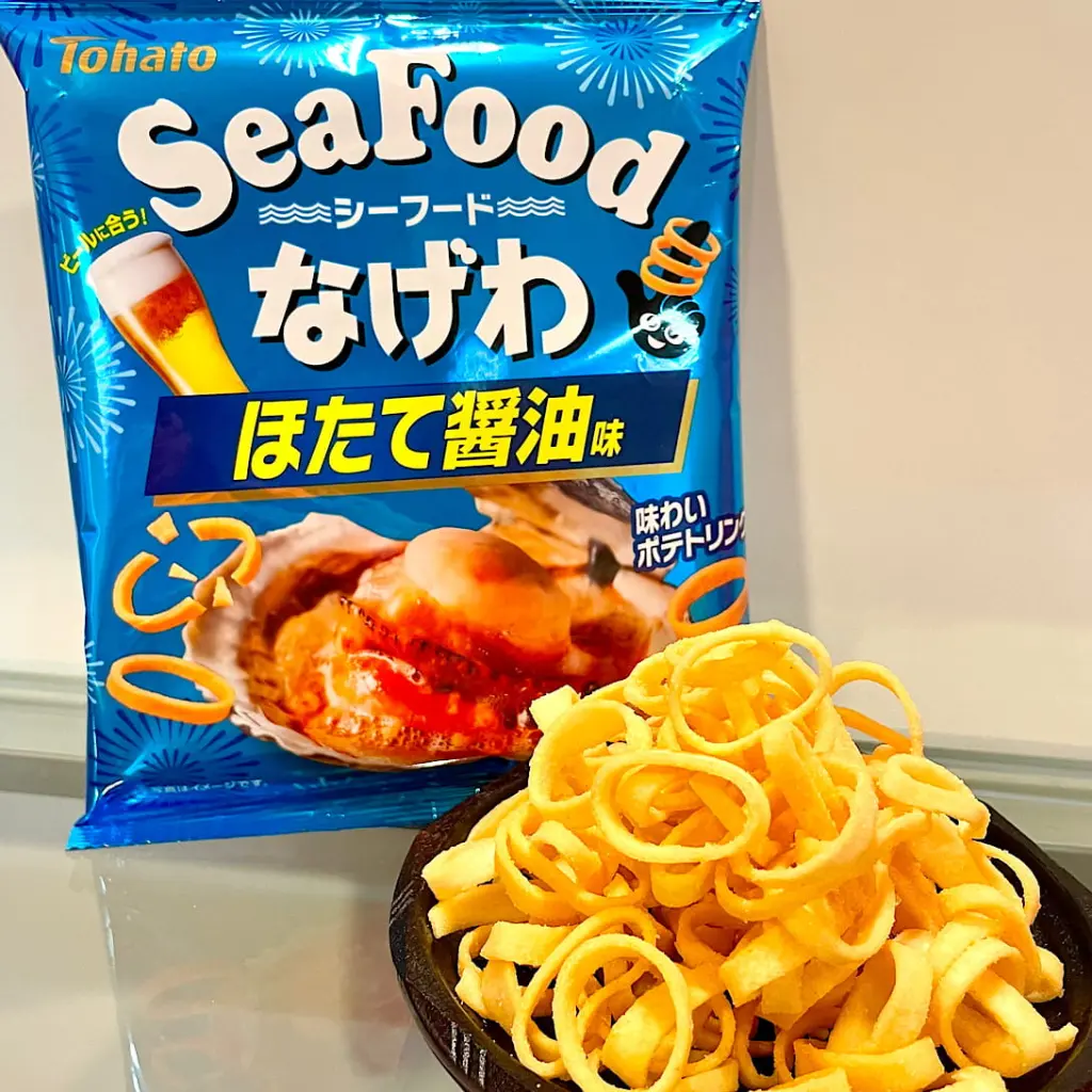 Tohato Nagewa Ring Snacks – Soy Sauce Flavor (65g)