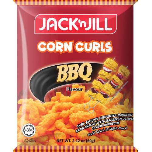 Corn Curls – Barbecue Flavor (60g)