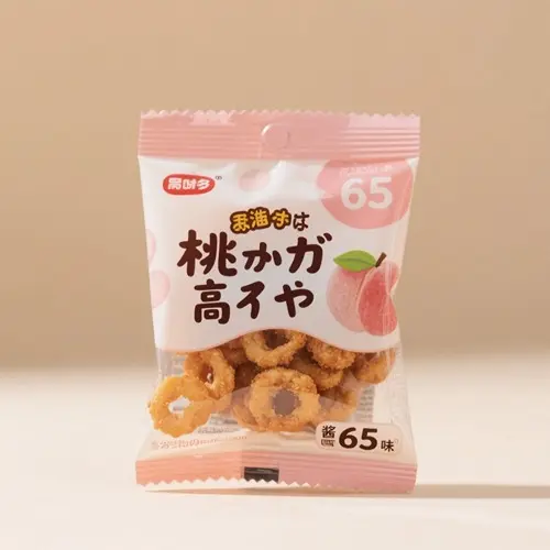 桃哈多那哥華圈狀零食－醬油味（65 克）